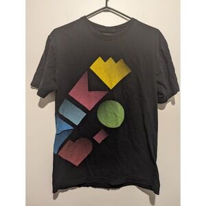 Vintage Nike 6.0‎ Y2K T-shirt Black Neon Adult Mens M Short Sleeve Skateboarding